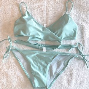 Teal bikini